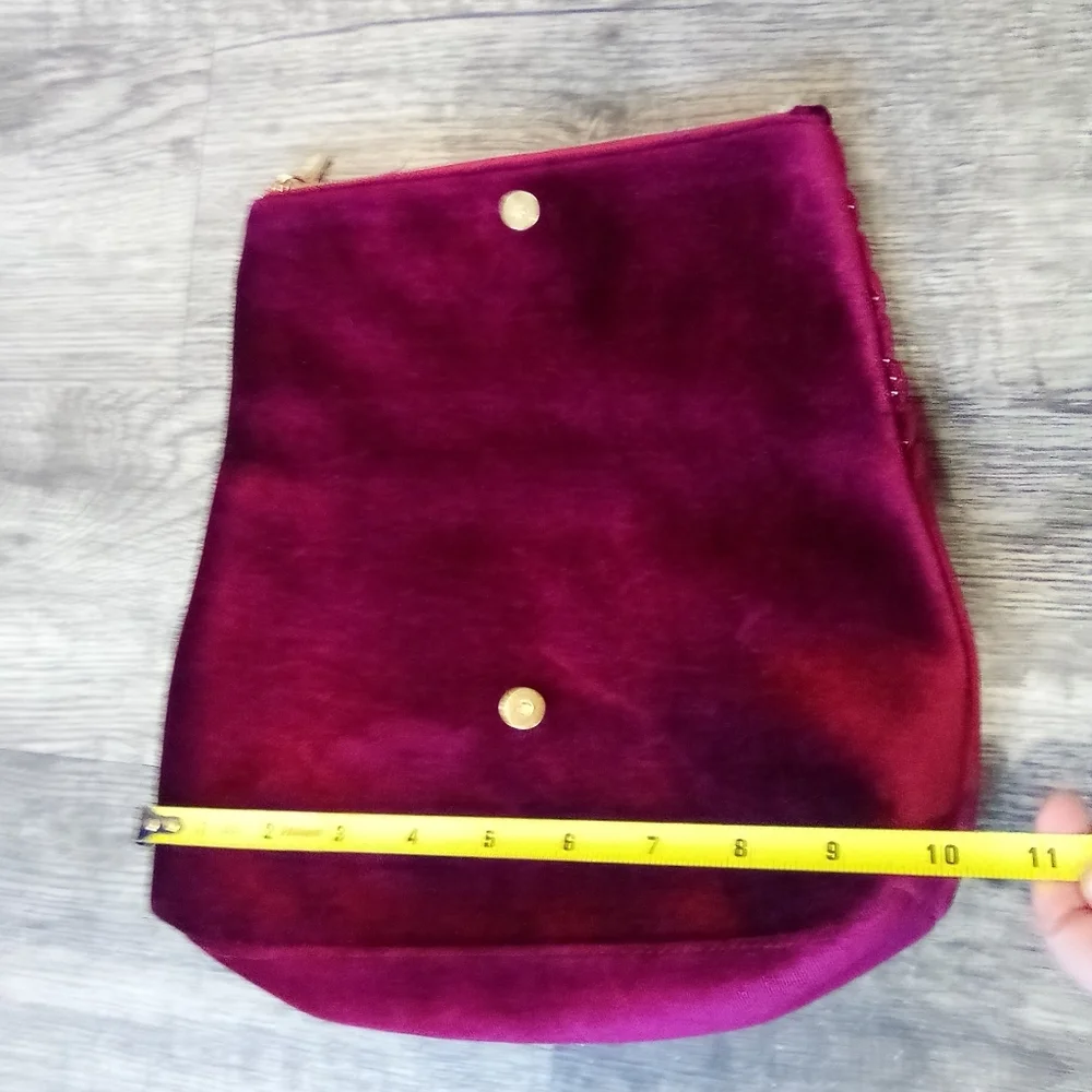 Elegant Burgundy Clutch